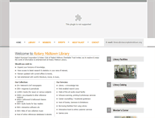 Tablet Screenshot of library.rotaryrajkotmidtown.org